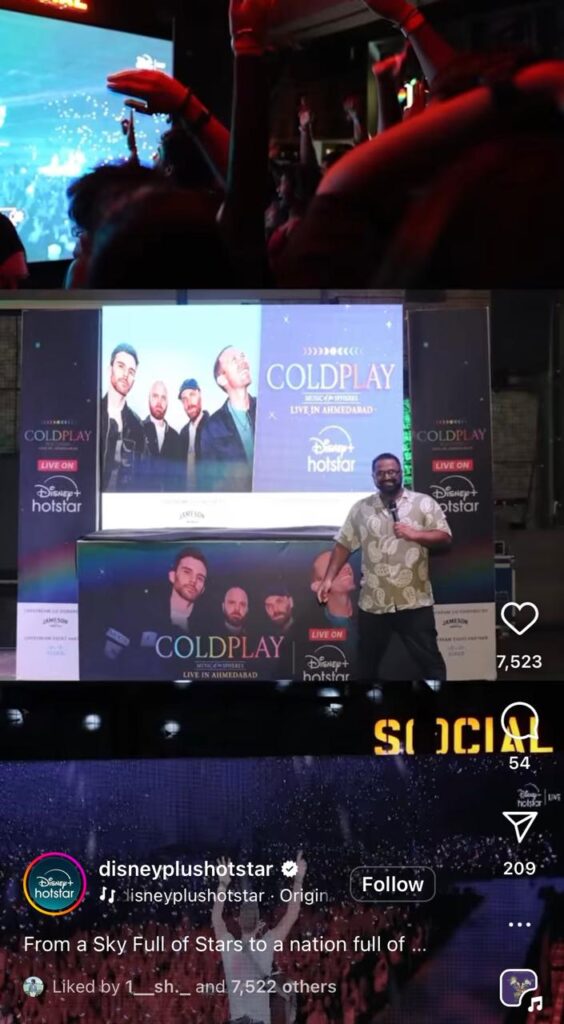 disney plus hotstar post on instagram