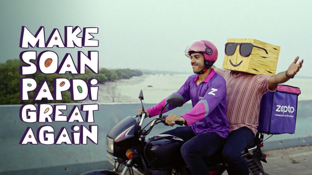 soan papdi ad zepto